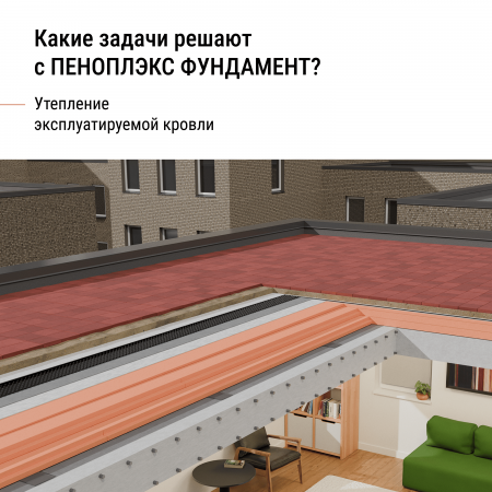 Экструзионный пенополистирол ПЕНОПЛЭКС Фундамент® 100х585х1185 мм Т-15