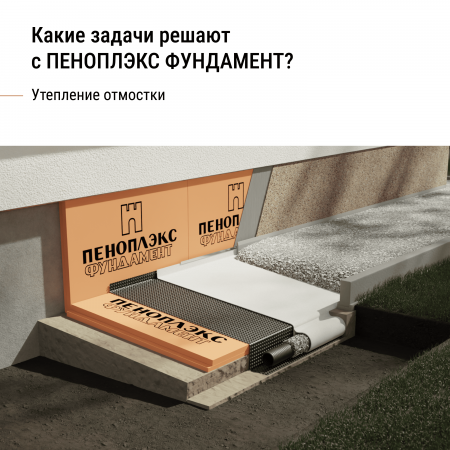Экструзионный пенополистирол ПЕНОПЛЭКС Фундамент® 100х585х1185 мм Т-15